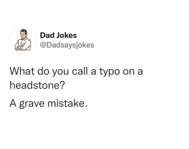 A grave mistake