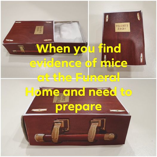 We’ll serve cheese at the funeral